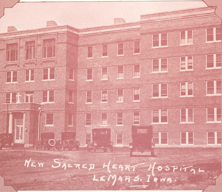 Sacred Heart Hospital - Vintage Photo